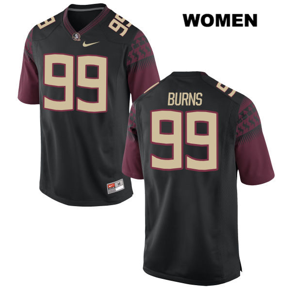 Women's NCAA Nike Florida State Seminoles #99 Brian Burns College Black Stitched Authentic Football Jersey PLV3569AJ